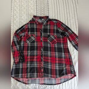 French Laundry Plaid Fleece Shirt